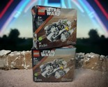 2x LEGO Star Wars The Mandalorian&#39;s N-1 Starfighter Microfighter Stresse... - $29.39