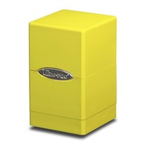 Ultra Pro Deck Box: Satin Tower: Bright Yellow - $17.08