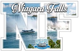 Niagara Falls Maid of the Mist Initial Fridge Magnet - £6.37 GBP