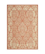 SAFAVIEH Courtyard Collection 5&#39;3&quot; x 7&#39;7&quot; Terracotta / Natural CY2727 In... - $117.99