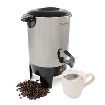 MegaChef 30 Cup Stainless Steel Coffee Urn - £72.85 GBP