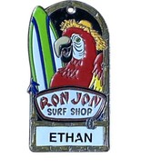 Ron Jon Surf Shop Cocoa Beach Keychain Key Ring Parrot Surfer Florida - £7.89 GBP