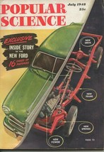 ORIGINAL Vintage July 1948 Popular Science Magazine - £19.37 GBP