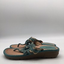 Earth Origins  Women Leather Sandals Gale Light Teal Size 11B - £17.68 GBP