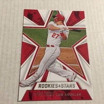 2021 Panini Chronicles Rookies &amp; Stars Los Angeles Angels Mike Trout Trading Car - £5.56 GBP