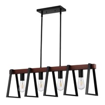 VEVOR 4-Light Kitchen Island Pendant Lights 60W Adjustable Dining Room L... - $97.82