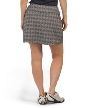 NWT SIGRID OLSEN Black Beige Marrakesh Golf Tennis Knit Straight Skort Size L image 2