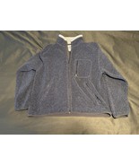 OuterSport OT 2000 Fleece Jacket - Men&#39;s M - Heather Navy Blue - Cozy! - $29.66 CAD