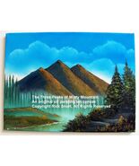 Original Oil Landscape Painting Misty Mountains 12&quot; x 16&quot; Canvas Paintin... - €213,97 EUR