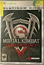 Mortal Kombat: Deadly Alliance Platinum Hits (Xbox, 2003): GAME AND CASE - £7.75 GBP