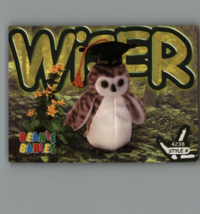 Ty B EAN Ie Babies Wiser The Owl Card - 2nd Edition Series Iii - 4238 Style #156 - £1.22 GBP