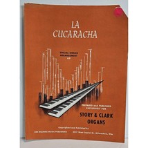 La Cucaracha Special Organ Arrangement Music Work Sheet - $9.59