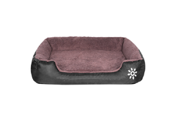 NEW Orthopedic Pet Dog Bed Cuddler w/ washable cover 32x27x7 in. black egg crate - £22.33 GBP