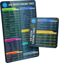 Air Fryer Magnetic Cheat Sheet Set, Air Fryer Accessories Cookbook, Airf... - £10.27 GBP