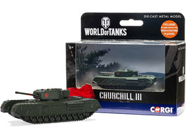Churchill Mk III Infantry Tank USSR World of Tanks Video Game Diecast Model Corg - £17.99 GBP