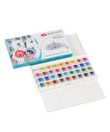 Watercolors Set 36 pans 85 Years &quot;White Nights&quot; in Plastic Box by Nevska... - £71.77 GBP