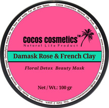 Damask Rose and French pink clay | Facial mask |  Detox -Anti-Aging clay mask - £10.89 GBP