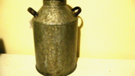 New rustic Milk Cans in Galvanized metal - SALE image 3