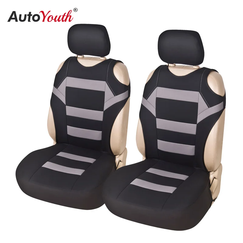 2 pieces set t shirt design front car seat cover universal fit car care coves seat thumb200