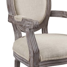 Emanate Dining Armchair Upholstered Fabric Set of 4 Beige EEI-3466-BEI - £751.75 GBP