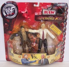 NEW! &#39;02 Jakk&#39;s Unchained Fury &quot;McMahon&quot; vs &quot;Flair&quot; Action Figure Set WWE [1476} - £24.78 GBP