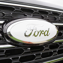 2016-2019 Ford Explorer Emblem Overlay Insert Decals - White (Set of 2) - $22.99