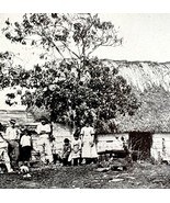 Cuban Family At Home Victorian 1898 Print Cuba&#39;s Freedom Spanish War DWU15 - $549.97 MXN