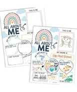 Boho Rainbow All About Me Posters | Set of 20 | Educational Posters - $34.42 CAD