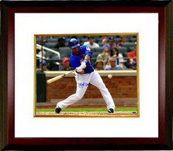 Juan Lagares signed New York Mets 16x20 Photo #12 Custom Framed (batting horizon - $123.95
