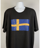 2013 America&#39;s Cup Sailing Sweden Flag LogoT Shirt Mens 2XL - £19.01 GBP