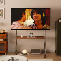 Antique Brown Movable TV Stand &amp; Projector Cabinet - Floor Display - $419.99