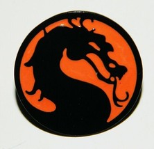 Mortal Kombat Video Game Dragon Logo Image Metal Enamel Pin NEW UNUSED - $7.84