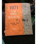 1971 Ford Car Volume 2 Engine Shop MANUAL Vintage car automobile repair - $760.08 MXN