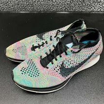 Nike Flyknit Racer Running Shoes Women 5 Multicolor 2.0 526628-304 - €72,58 EUR
