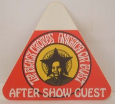 THE BLACK CROWES - VINATGE ORIGINAL CONCERT TOUR CLOTH BACKSTAGE PASS *L... - $187.91 MXN