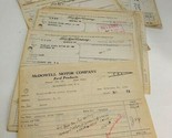 1941 Ford Winslow-White Motor Company stack of 48 Sales invoices NC &amp; VA - $39.55