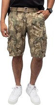 X RAY Mens Knee Length Classic Fit Multi Pocket Cargo Shorts, DESERT CAM... - $29.69
