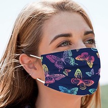 3-Ply Disposable Face Masks - BUTTERFLY - 50 Masks  - £7.89 GBP