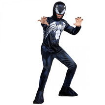 Venom Foam Padded Boy&#39;s Costume Black - £45.54 GBP