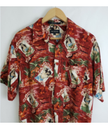 Men&#39;s Marc Edwards Hawaiian Shirt Hula Dancers Rayon Size M - $24.70