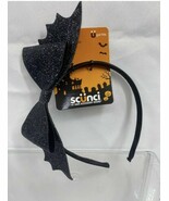 Scunci ￼ Halloween Glitter Bow Bat Wing Headband￼ Black COMBINE SHIP - €3,30 EUR