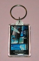 Doctor Who Tardis Industries Collage Logo Acrylic Keychain Key Ring New Unused - £3.17 GBP