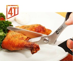 Peace Bone Meat Scissors Shears Kitchen Cutlery Chicken Turkey 4T Sharp Blade image 2