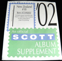 Scott 2002 New Zealand Specialty Stamp Album Supplement #18 Item 220S002 NOS - £7.55 GBP