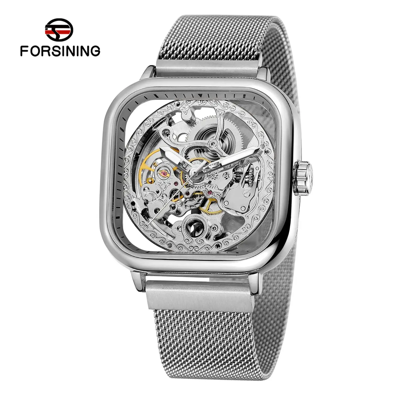 Fashion T-winner Top Men Mechanical Watches Automatic Self-wind Golden T... - $59.48