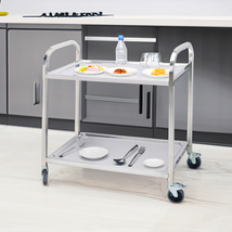 SOGA 2 Tier Food Cart Trolley Medium - $172.90