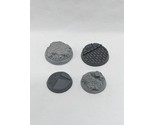 Lot Of (4) Rocky Stone Miniature Bases 1-1.25&quot; - $23.75