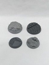 Lot Of (4) Rocky Stone Miniature Bases 1-1.25&quot; - £18.57 GBP