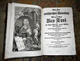 XRARE: 1746 German treatise on architecture illustrated w/fold-out copper plates - £1,185.56 GBP