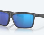 Costa Del Mar Rinconcito Matte Gray / Blue Mirror 580G POLARIZED 60mm Su... - $173.24